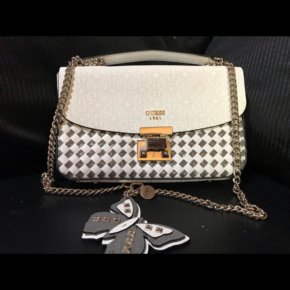Guess Handbag & Small wallet, 1981 Butterfly Coll